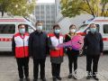 胡杨林加油！中社共筑乡村梦基金紧急驰援阿拉善盟两台负压救护车