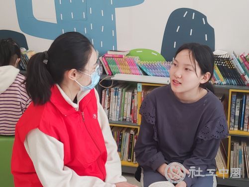 协会社工和小志愿者沟通服务流程